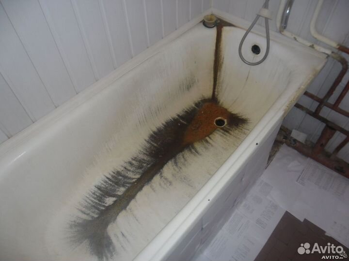 Реставрация эмалировка ванн поддонов жидкий акрил