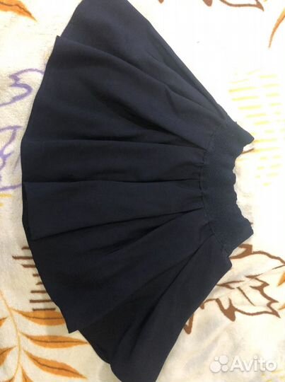 Юбка для девочки бархатная