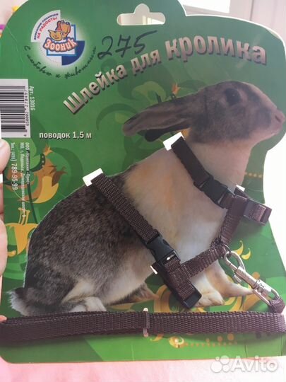 Шлейка для кролика 1.5 м