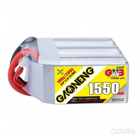 Аккумулятор Gaoneng GNB 1550 мАч 100C / 200C 6S