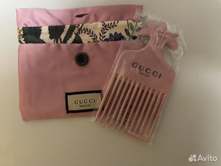 Gucci маска для сна, гребень,тушь