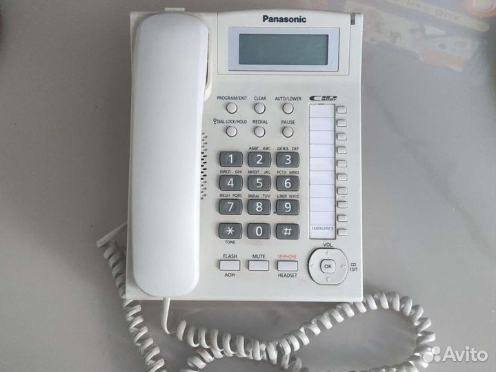 Проводной телефон panasonic kx-ts 2388 kx-ts 2365