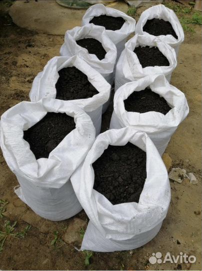 Чернозем в мешках