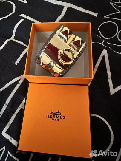 Кожаный браслет женский