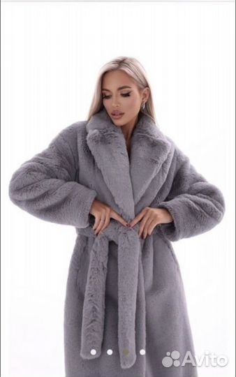 Шуба (зимнее пальто) эко мех Malina Bonita