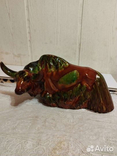 Статуэтка бык як Зик Конаково СССР 50-60год