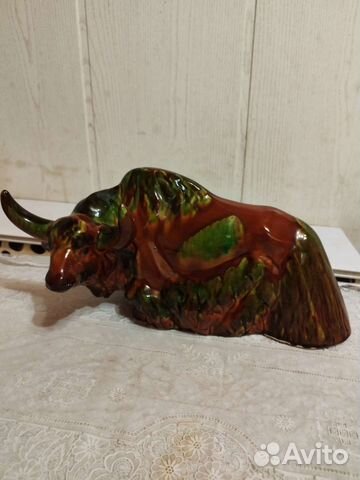Статуэтка бык як Зик Конаково СССР 50-60год