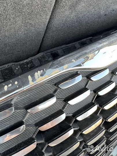 Решетка, облицовка радиатора kia sorento prime