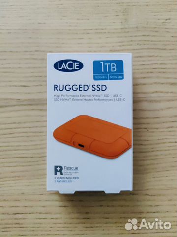 Lacie rugged SSD 1TB новый