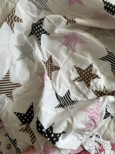 Простынь на резинке детская круглая