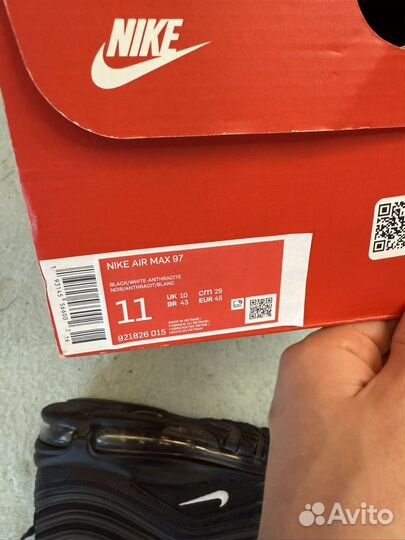 Кроссовки nike air max 97 оригинал