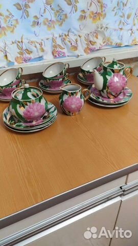 Дулевский сервиз чайный астры