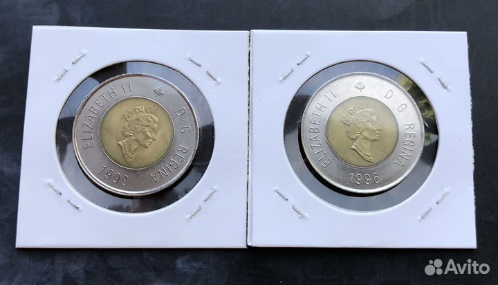 Подборка Канада 2 доллара