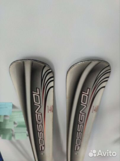 Горные лыжи Rossignol Edge 140, палки Exel 120