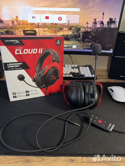 Игровые наушники hyperx cloud 2