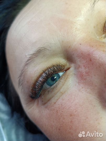 Наращивание ресниц на дому