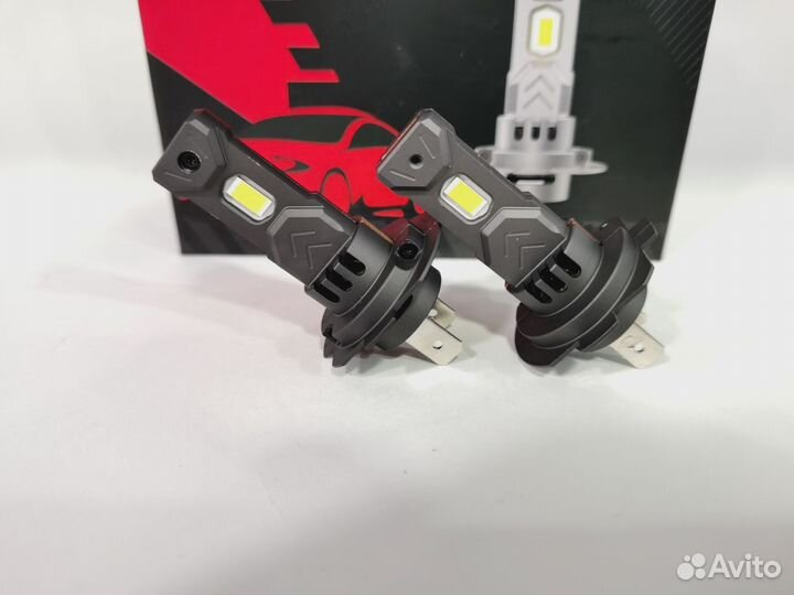 Лампы h7 LED 60w 7200lm белый свет 6000К