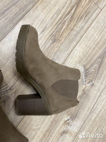 Ботильоны натуральная замша 39