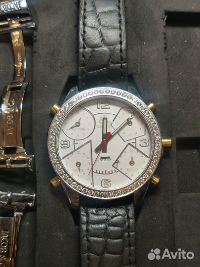 Часы Jacob&co золото+сталь