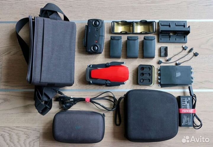 Квадрокоптер DJI Mavic Air - Fly More Combo + допы