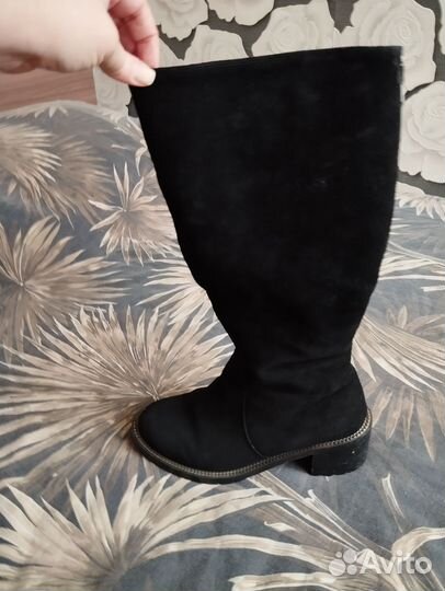 Сапоги зимние на полные икры