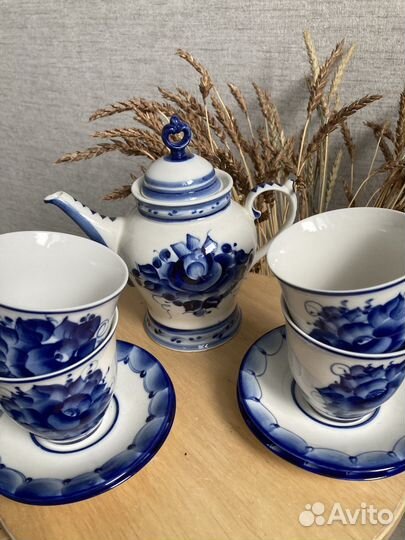 Чайный сервиз гжель