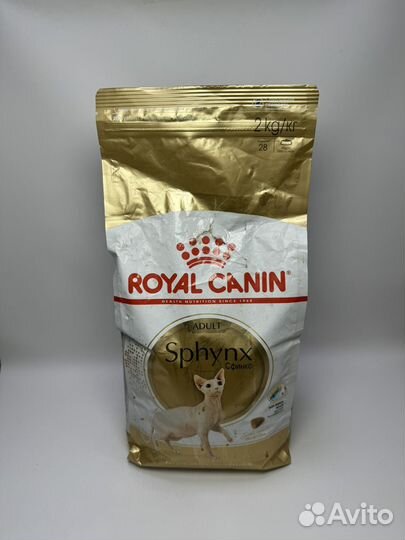 Корм для кошек royal canin sphynx adult 2 кг