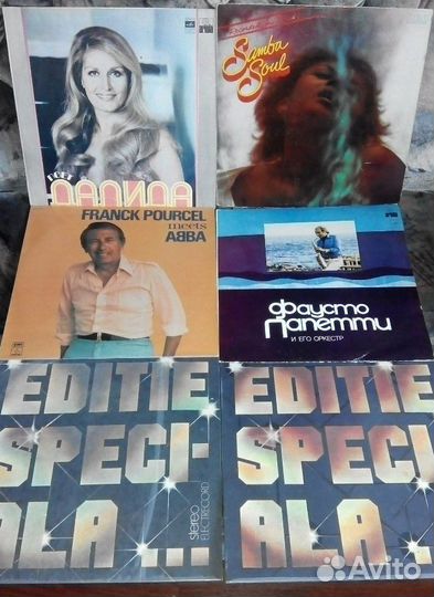 Виниловые диски идеальной сохранности