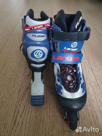 Роликовые коньки Larsen раздвижные, р. 30-33