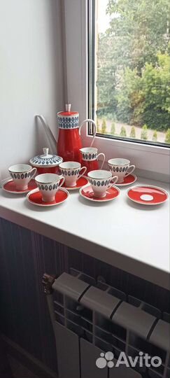 Кофейный сервиз ГДР Фрайбергер