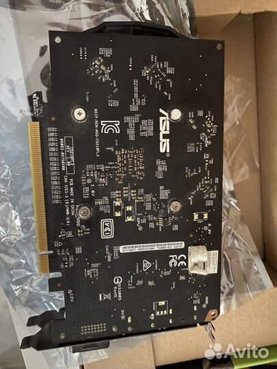 Видеокарта asus gtx 1050 ti