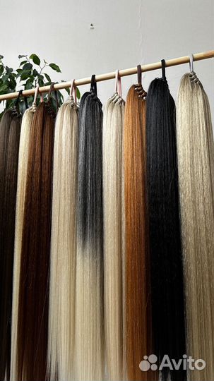 Накладной хвост как натуральных волос / шиньоны