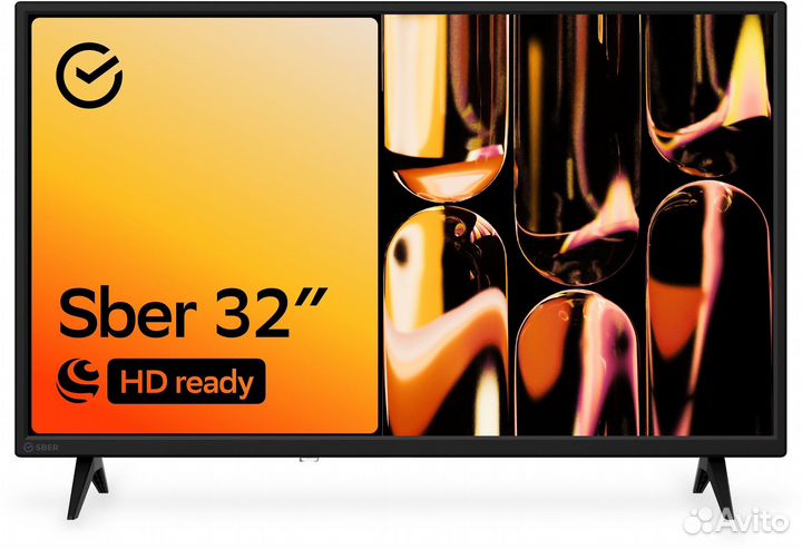 Умный телевизор Sber SDX-32H2010B новый