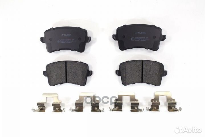 Колодки тормозные дисковые задние audi: A4 (8K