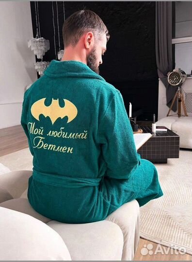 Халат с вышивкой