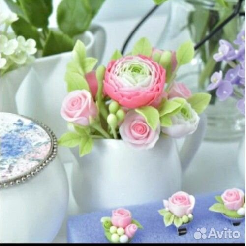 Зефирная самозастывающая глина Hearty 50гр