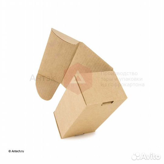 Маленькая коробка 100*59*44 мгк Т24E бурая