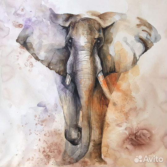 Картина акварель