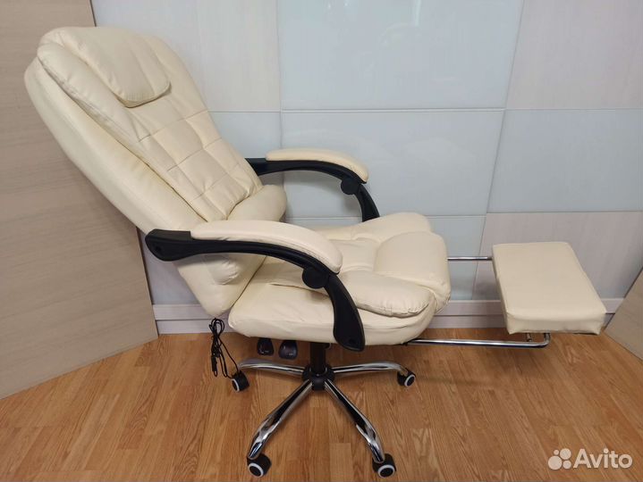 Кожаное кресло с массажем новые доставка беспл
