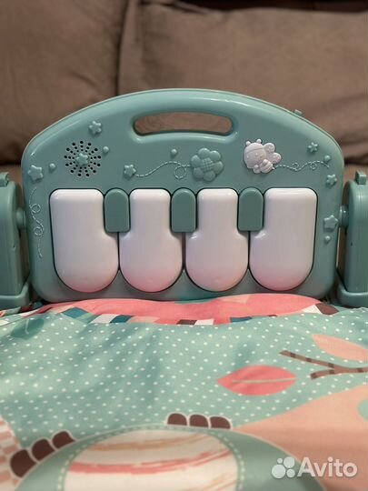 Развивающий коврик baby go с пианино