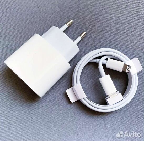 Быстрая зарядка на iPhone+кабель. Premium