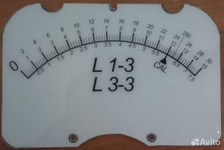 Шкала для испытателя, измерителя радиоламп Л1-3