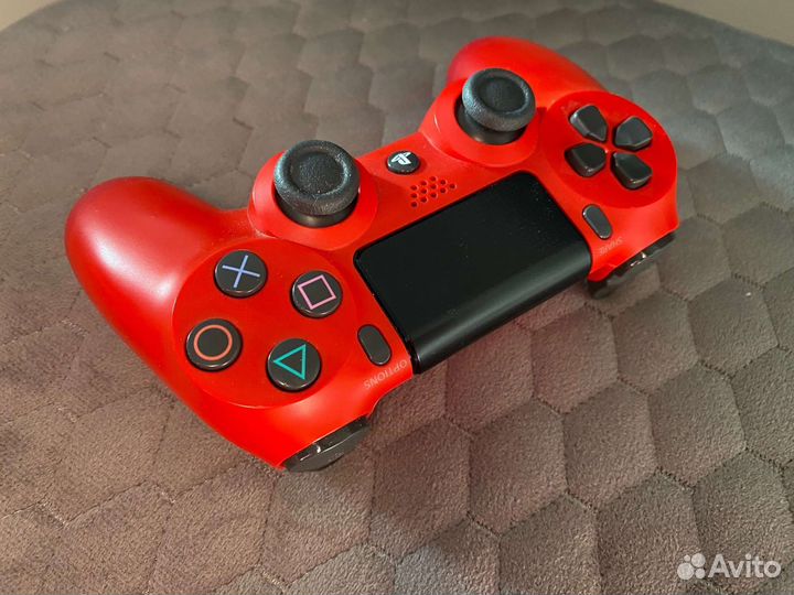 Джойстик PS4 оригинал красный