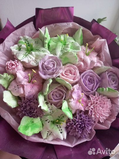 Зефирные цветы