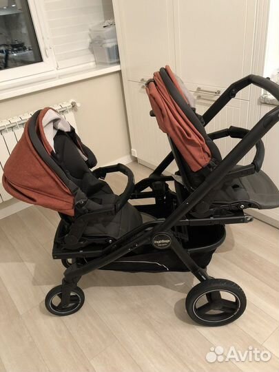 Коляска для двойни Peg Perego Team с двумя