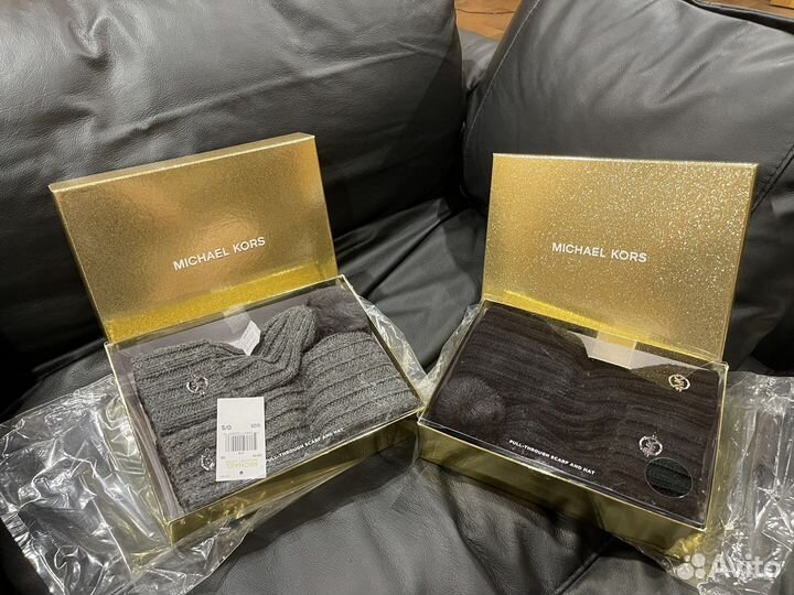 Комплект шапка и шарф Michael Kors новый Оригинал