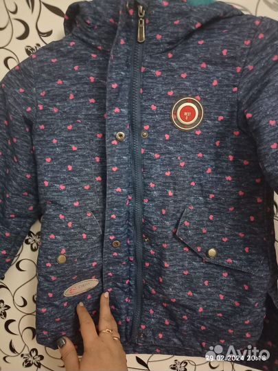 Куртка для девочки 98р весна
