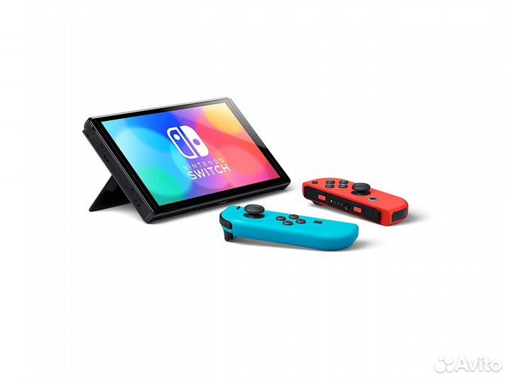 Nintendo Switch oled 64 Гб, неон