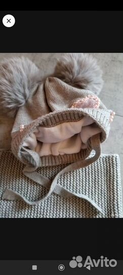 Шапка зимняя для девочки