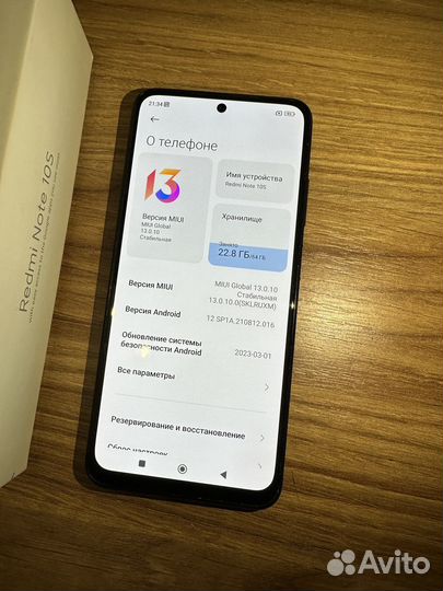 Xiaomi redmi note 10s 6 64gb